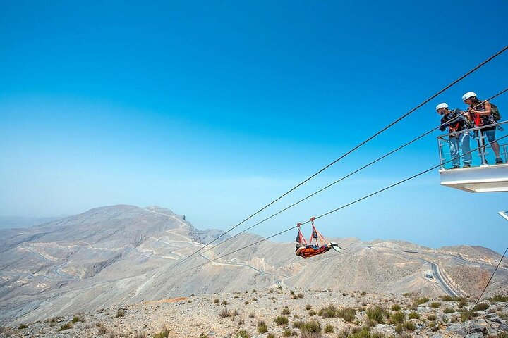 Jebel Jais World’s Longest Zipline From Dubai with Transfers - Photo 1 of 6